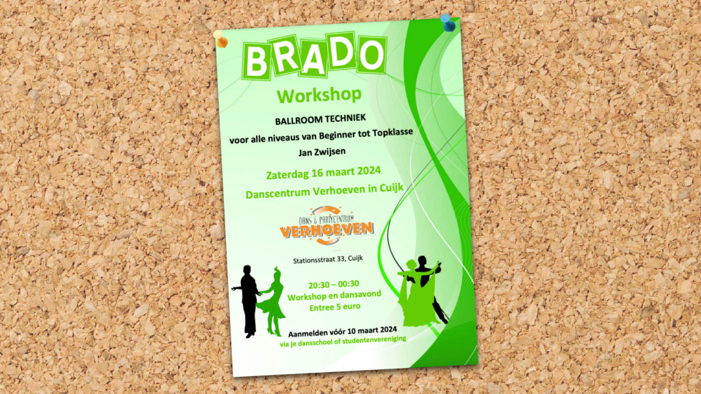 Binnenkort: Brado Workshop in Cuijk