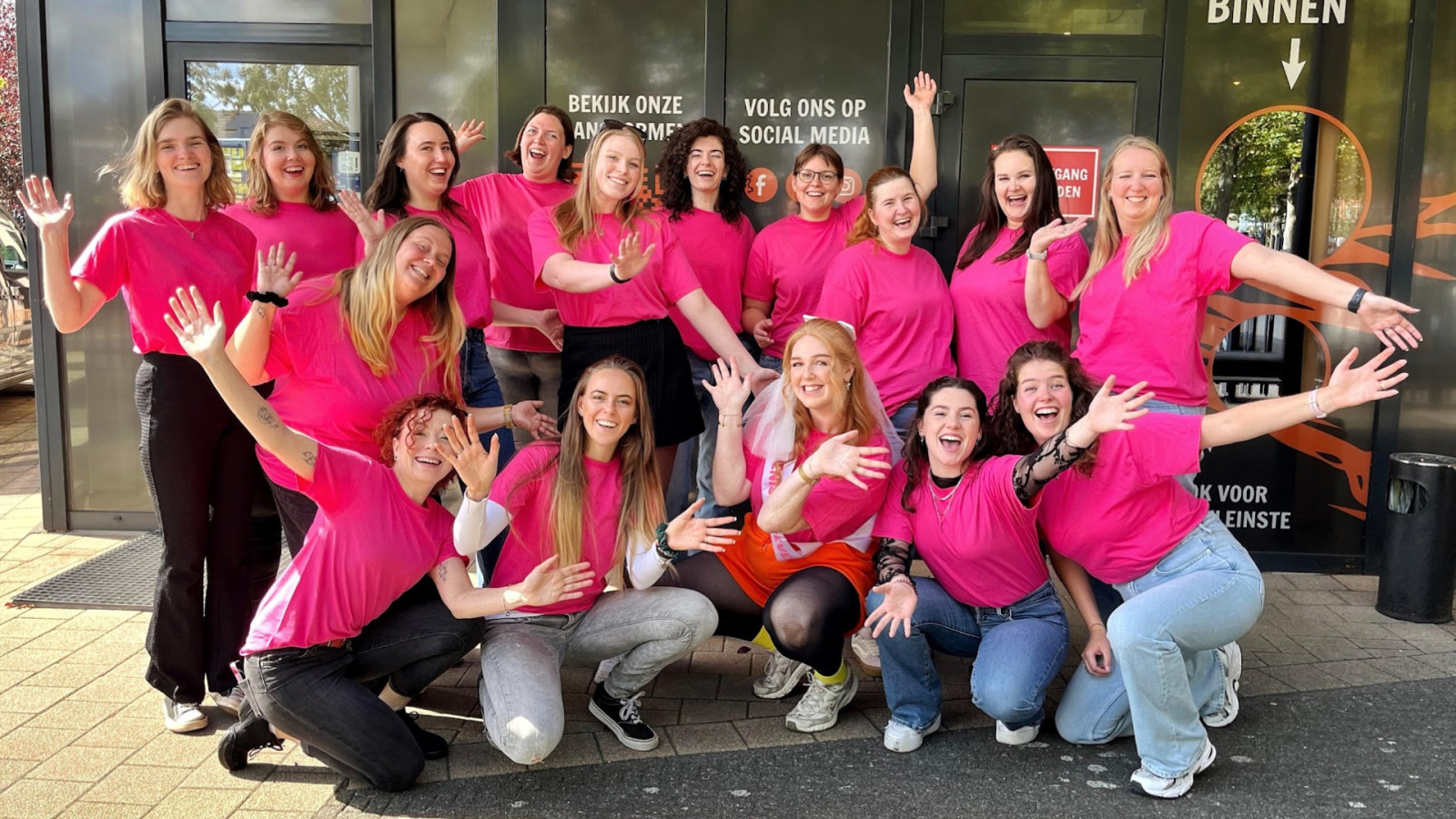 Vrijgezellenfeest bij Danscentrum Zwijsen in Oss